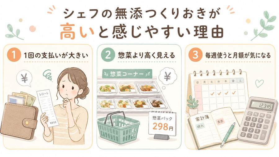 高いと感じやすい3つの理由