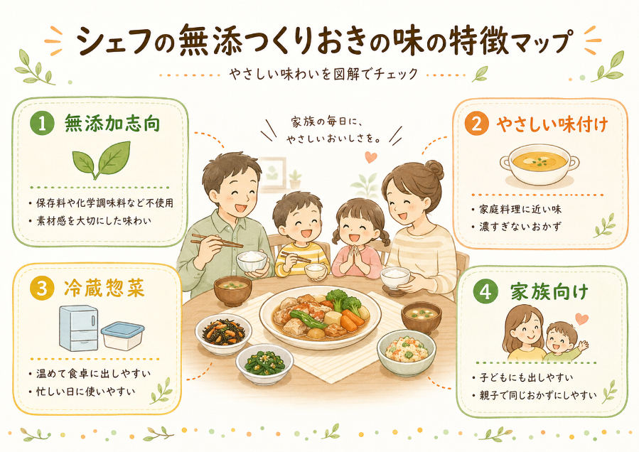 味の特徴マップ
