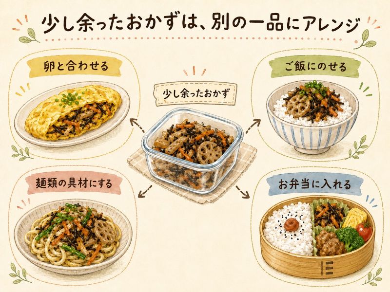 余ったおかずの活用アイデア
